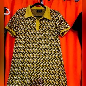 Polo style mini dress